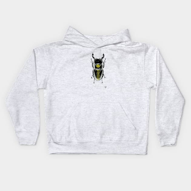 beetle Kids Hoodie by tristan.r.rosenkreutz